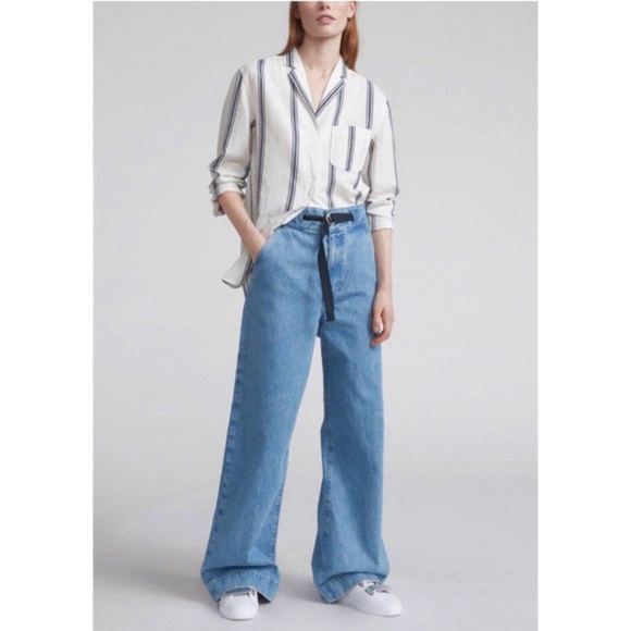 rag & bone Denim - NWT Rag & Bone High Rise Cry Flared Blue Jeans 27